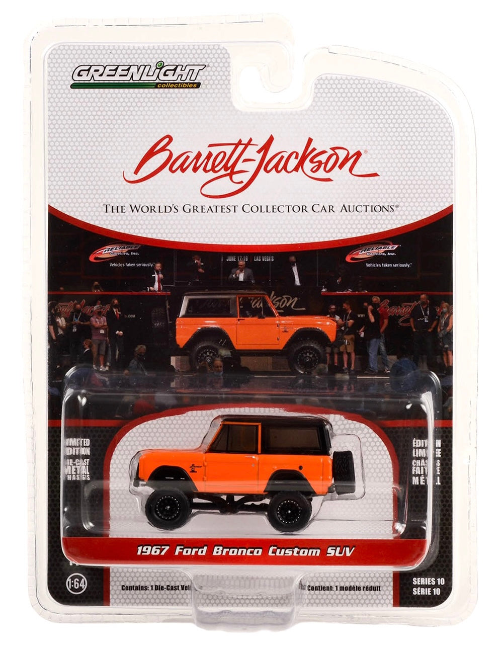 Greenlight 1:64 die cast 1967 Ford Bronco Custom SUV