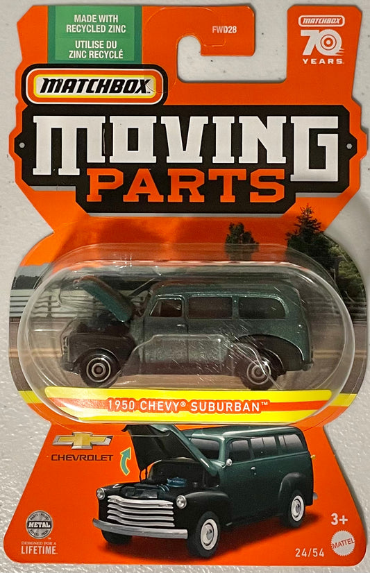 Matchbox 1:64 die cast 1950 Chevy Suburban