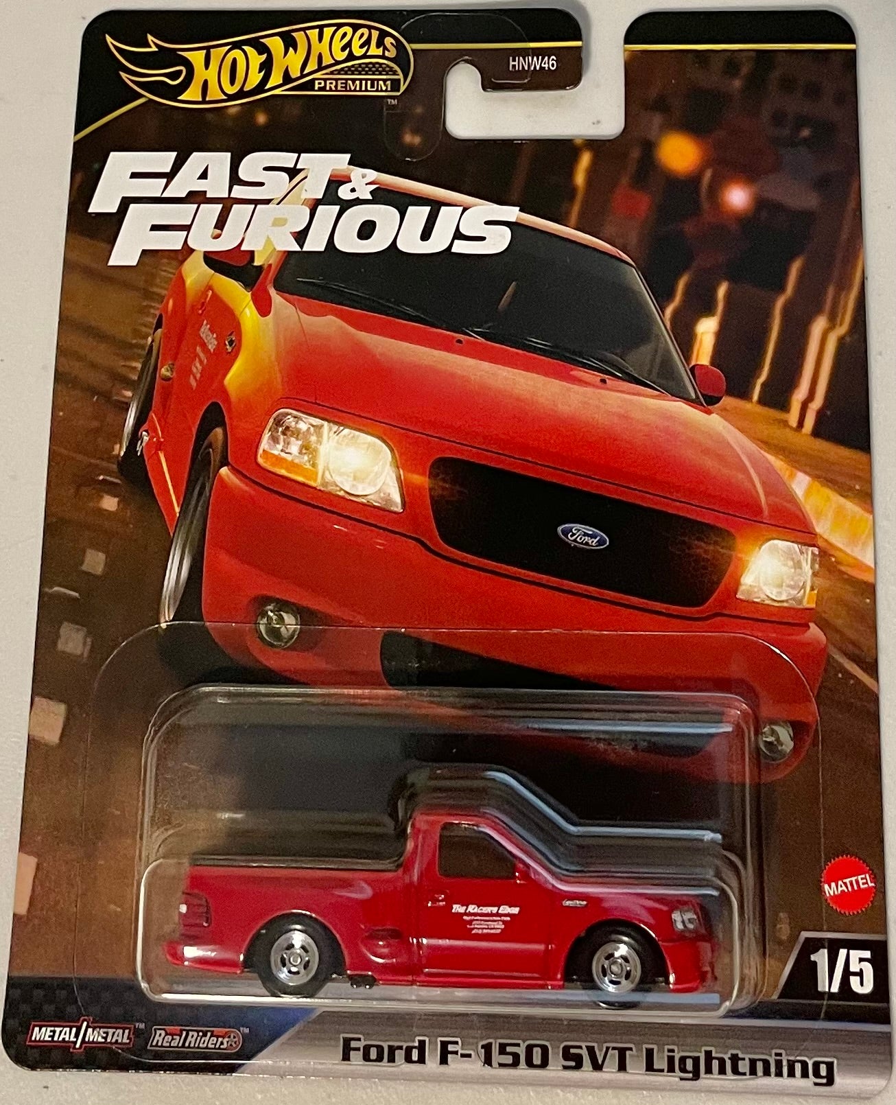 Hot Wheels Fast & Furious 1:64 die cast Ford F-150 SVT Lightning