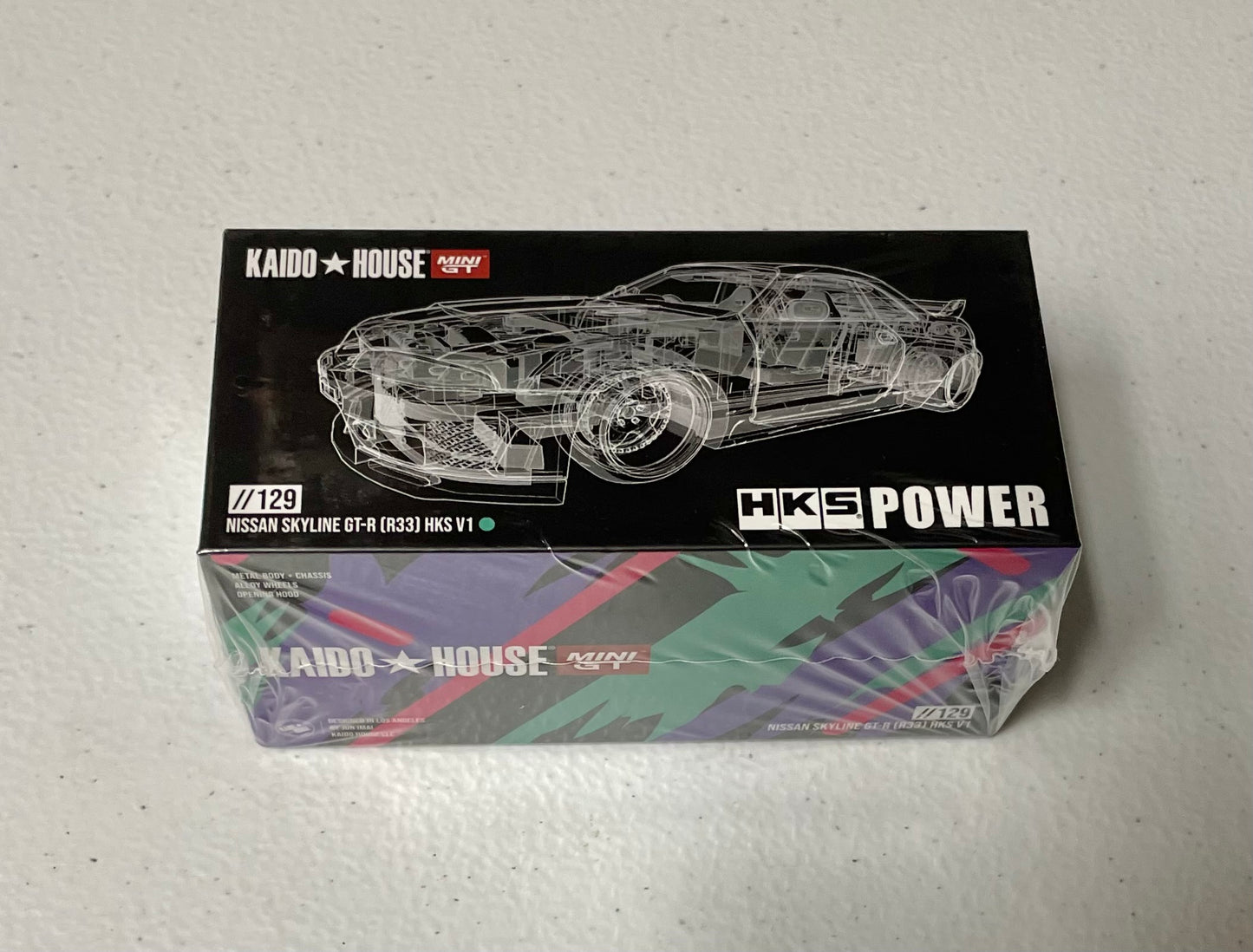 Kaido House 1:64 die cast Nissan Skyline GT-R R33 HKS