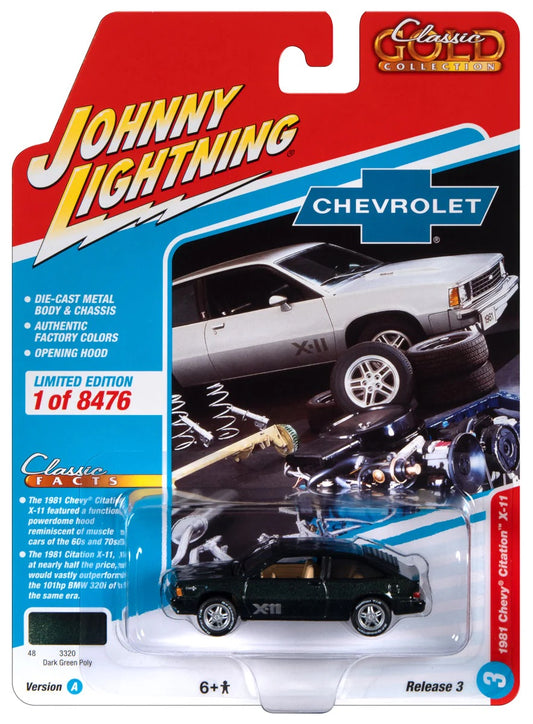 Johnny Lightning 1:64 die cast 1981 Chevy Citation X 11