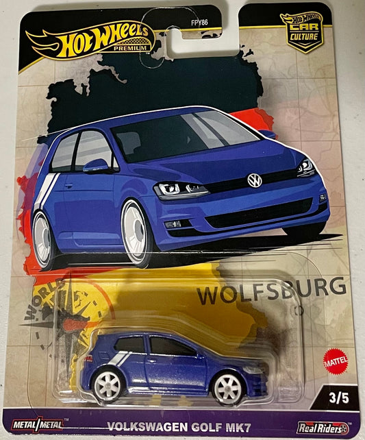 Hot Wheels 1:64 die cast Volkswagen Golf MK 7