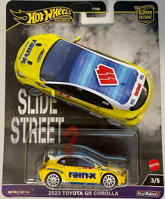 Hot Wheels 1:64 die cast 2023 Toyota GR Corolla