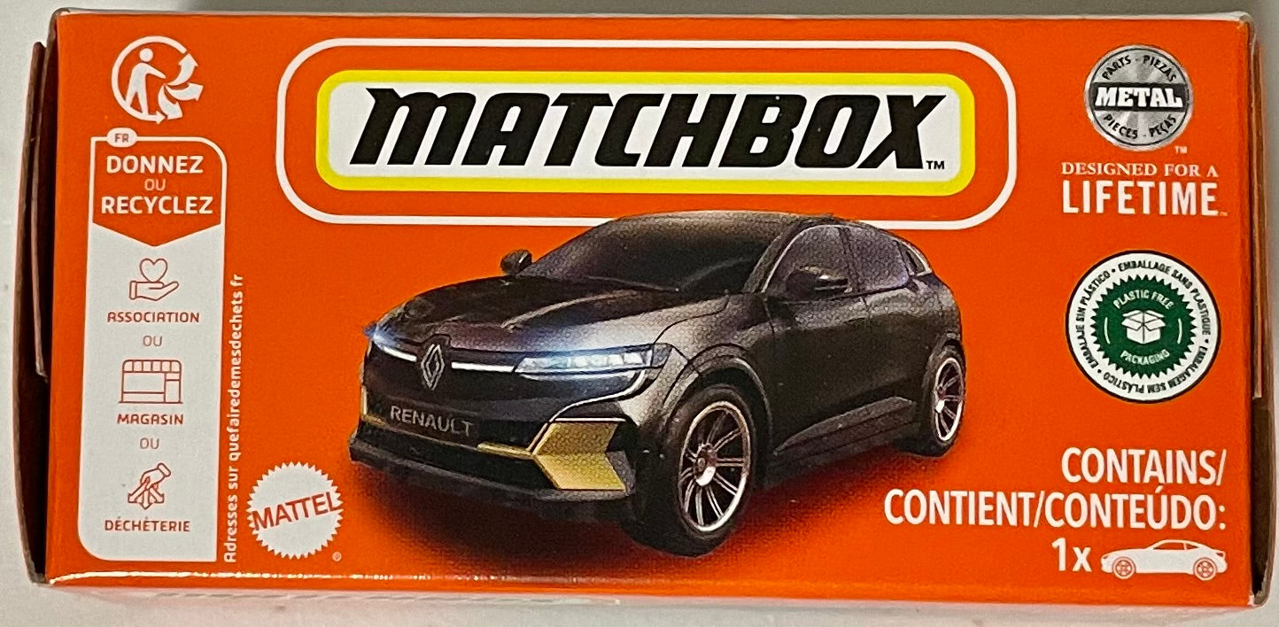 Matchbox 1:64 die cast 2022 Renault Megane Black