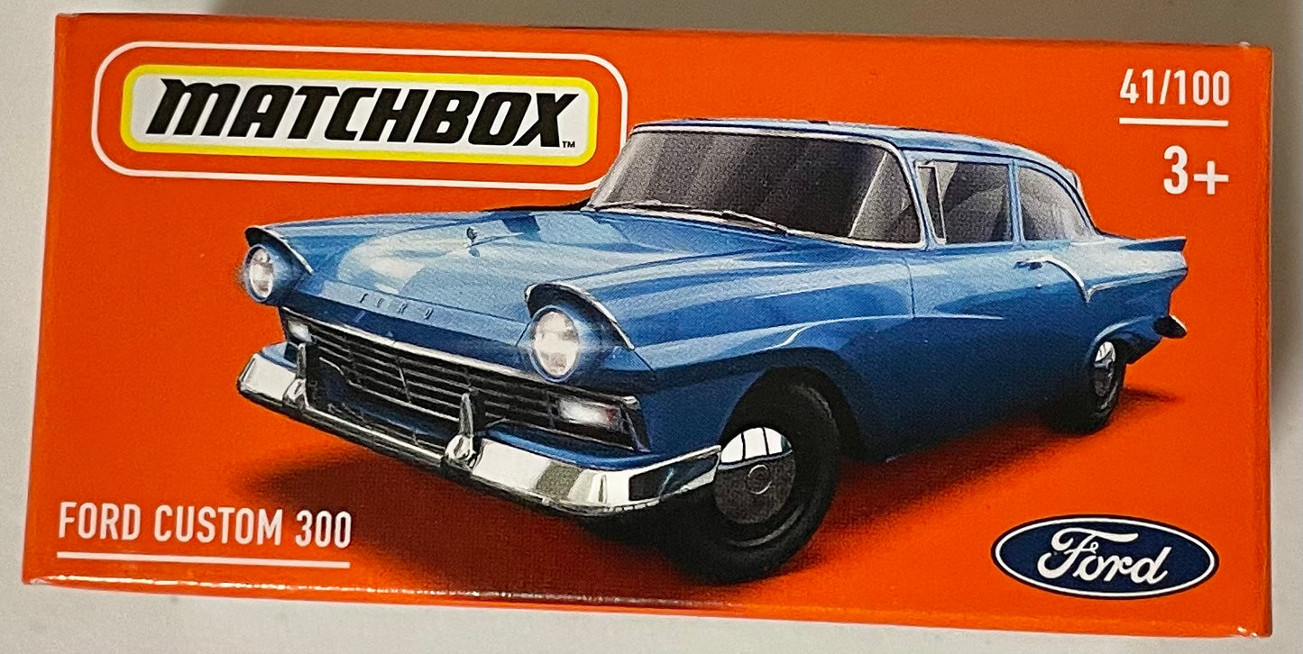 Matchbox 1:64 die cast Ford Custom 300 Blue