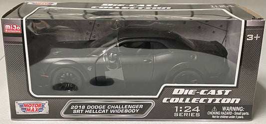 Motormax 1:24 die cast 2018 Dodge Challenger SRT Hellcat Widebody Black