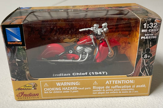 New Ray 1:32 die cast 1947 Indian Chief Motorcycle