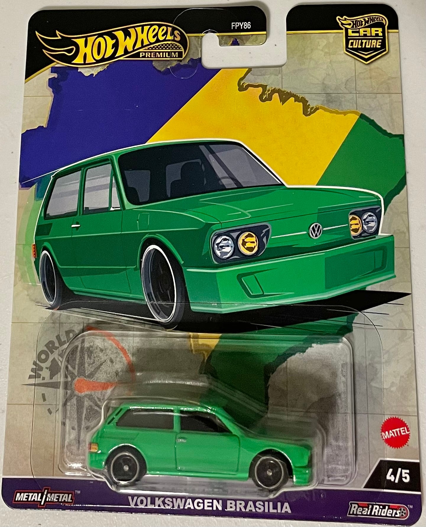 Hot Wheels 1:64 die cast Volkswagen Brasilia