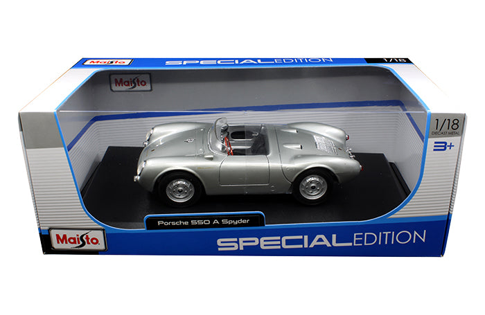 Maisto 1:18 die cast 1956 Porsche 550 Spyder