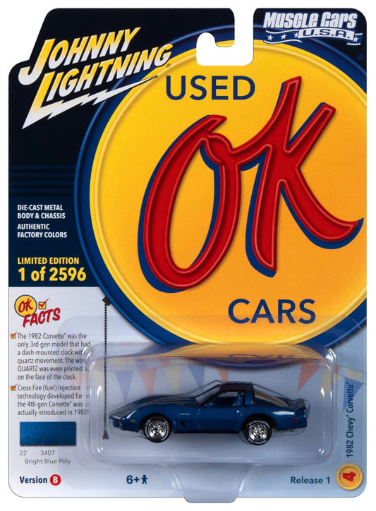 Johnny Lightning 1:64 die cast 1982 Chevy Corvette