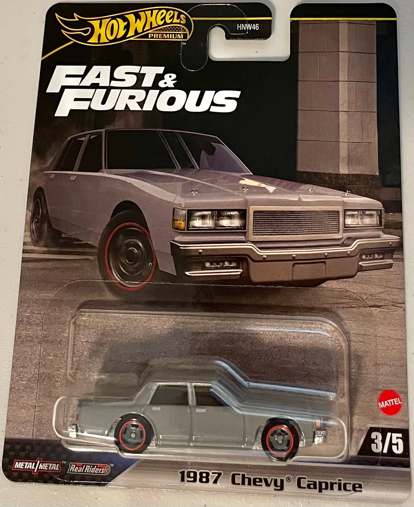 Hot Wheels Fast & Furious 1:64 die cast 1987 Chevy Caprice