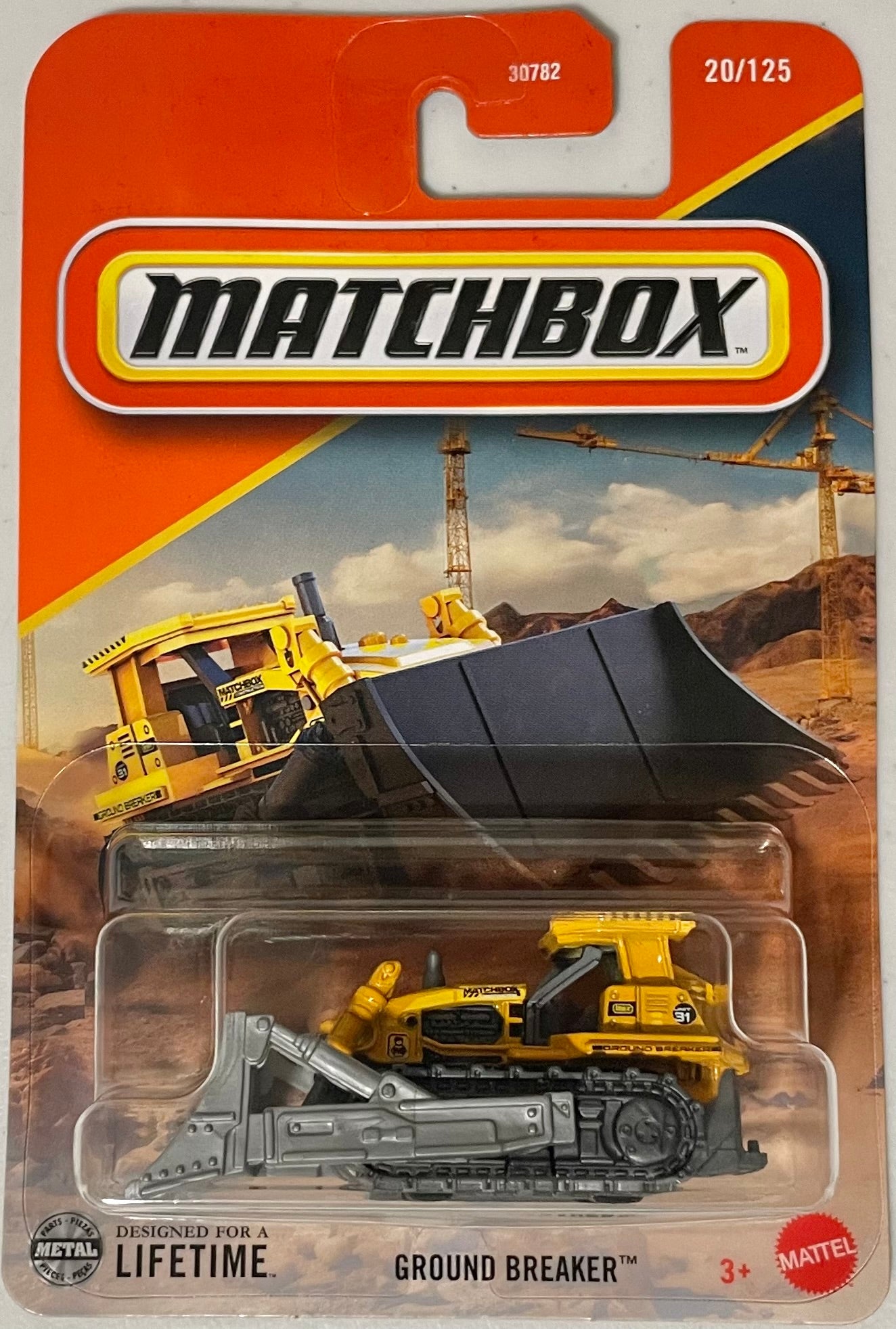 Matchbox 1:64 die cast Ground Breaker Bulldozer