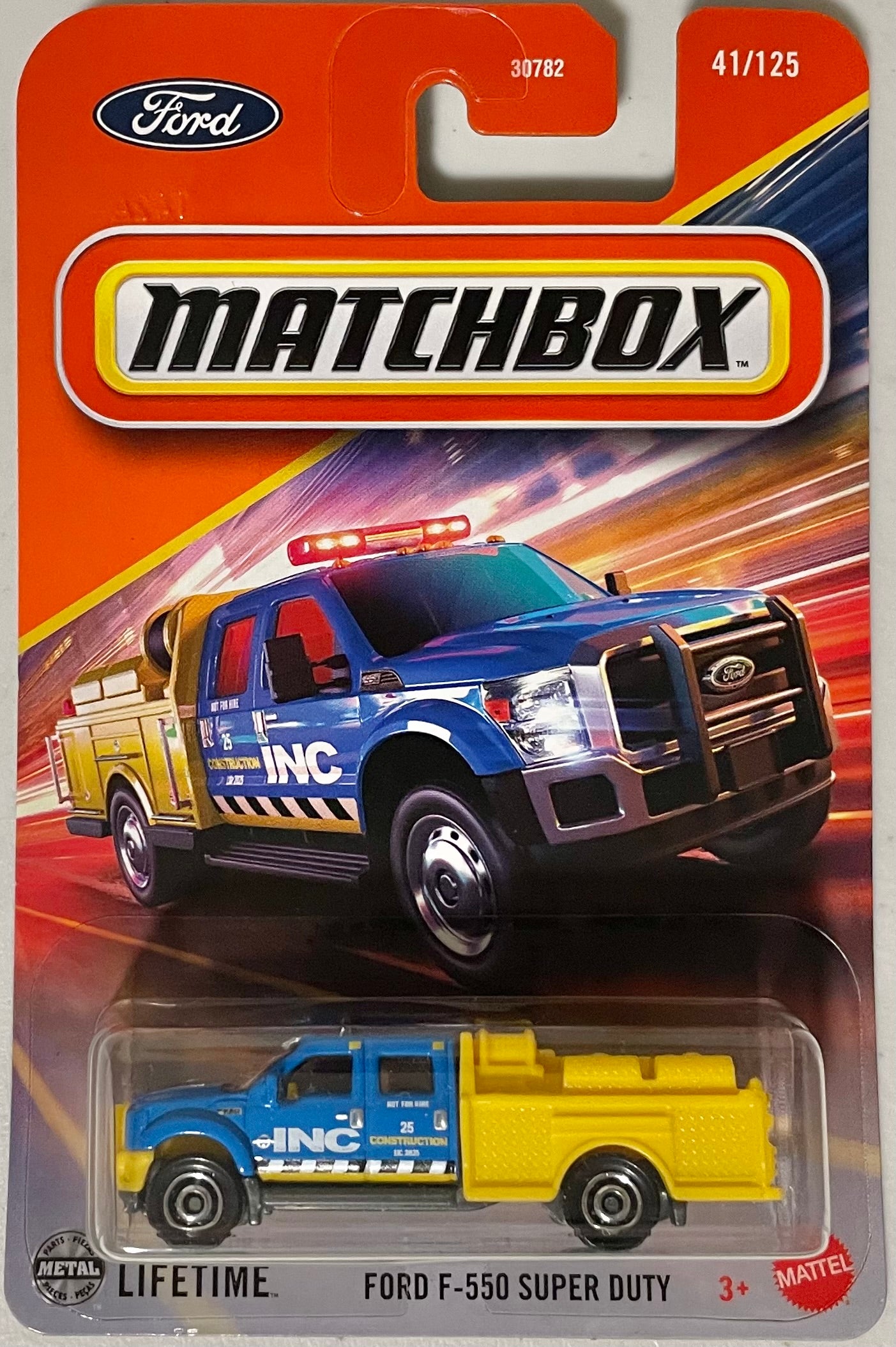 Matchbox 1:64 die cast Ford F-550 Super Duty Truck