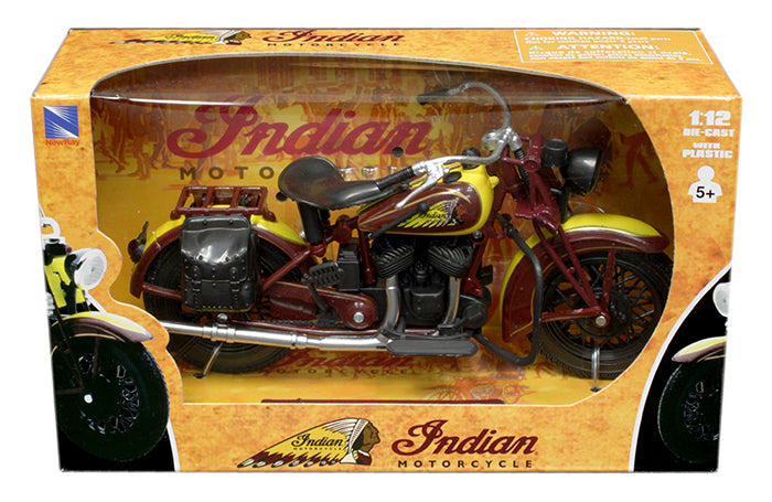 New Ray 1:12 die cast 1934 Indian Sport Scout Motorcycle