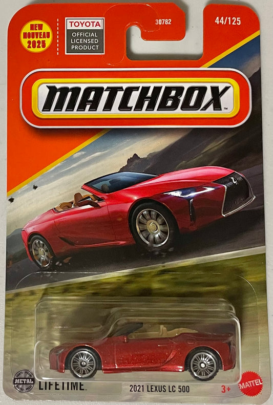 Matchbox 1:64 die cast 2021 Lexus LC 500