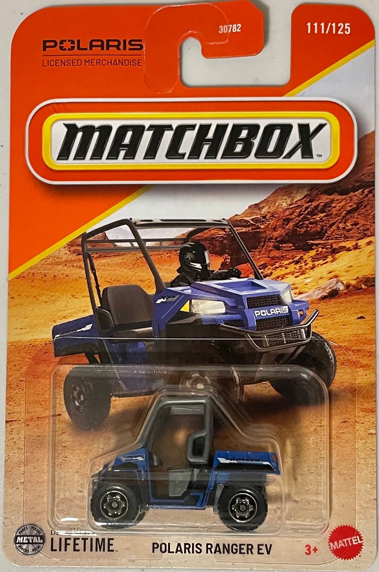 Matchbox 1:64 die cast Polaris Ranger EV UTV