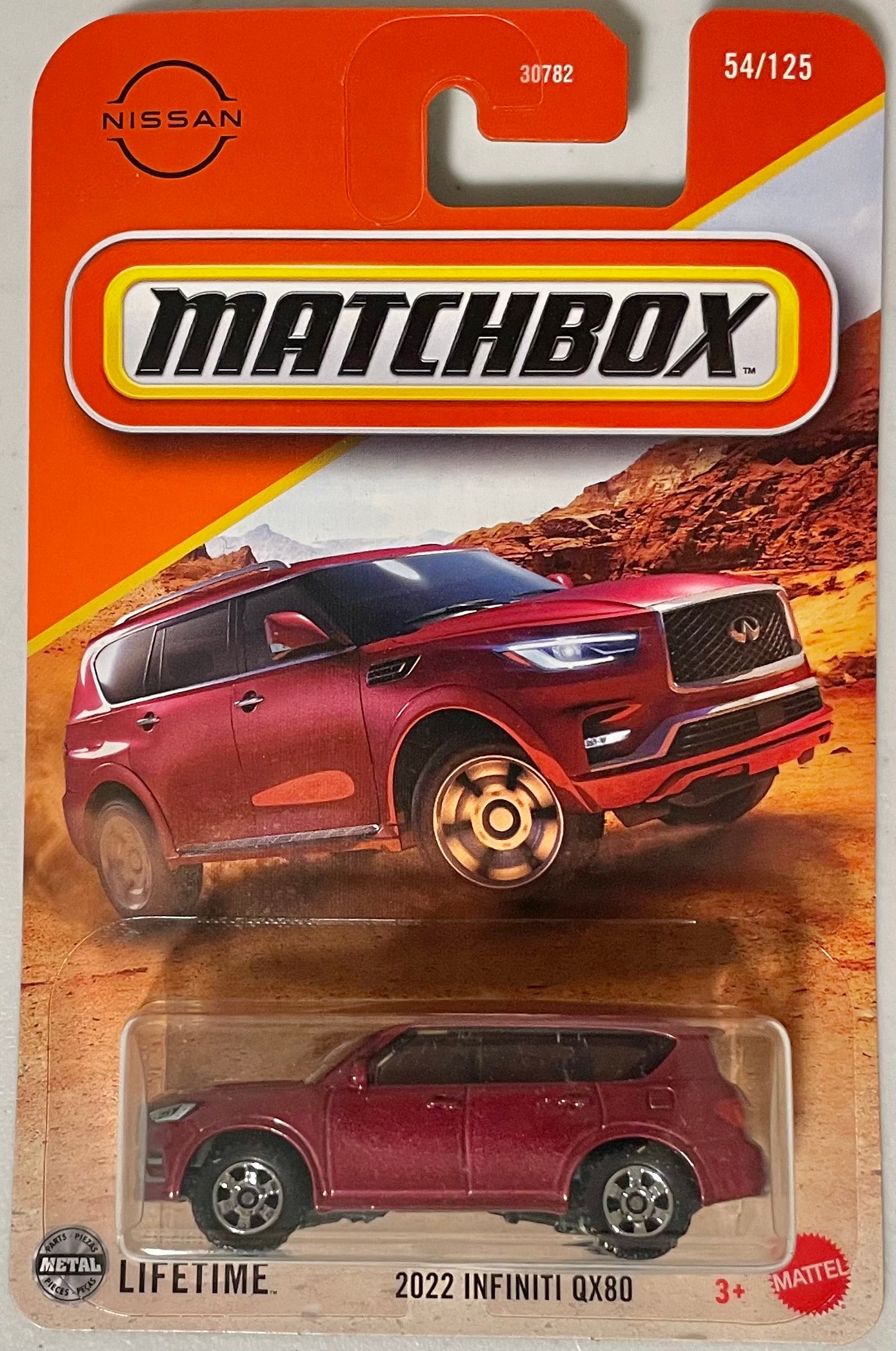 Matchbox 1:64 die cast 2022 Infiniti QX80