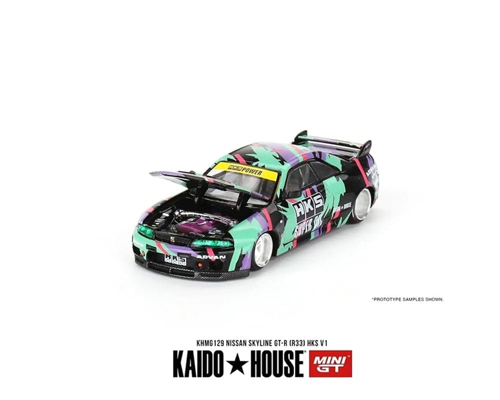 Kaido House 1:64 die cast Nissan Skyline GT-R R33 HKS