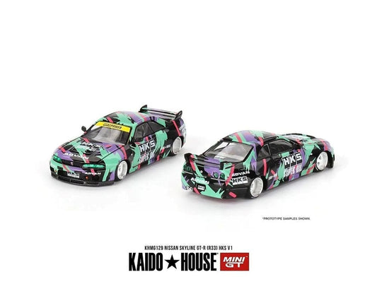 Kaido House 1:64 die cast Nissan Skyline GT-R R33 HKS