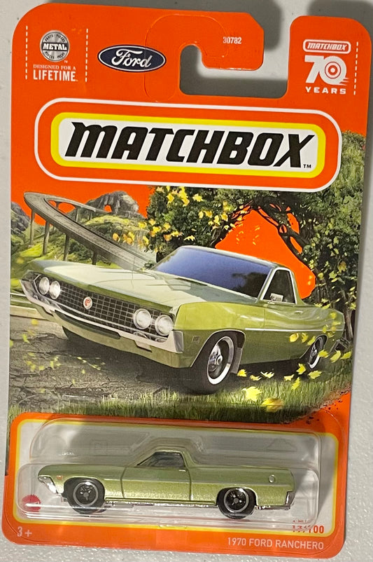 Matchbox 1:64 die cast 1970 Ford Ranchero