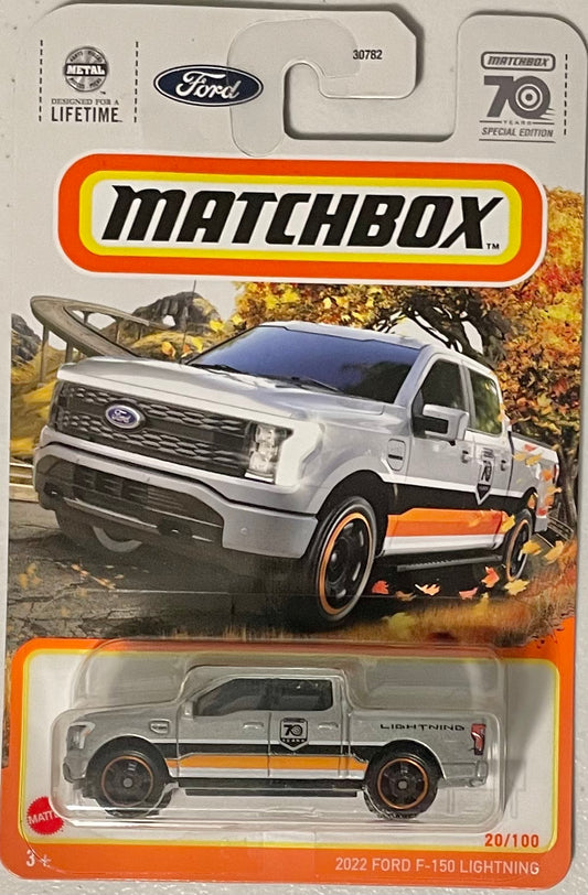 Matchbox 1:64 die cast 2022 Ford F150 Lightning