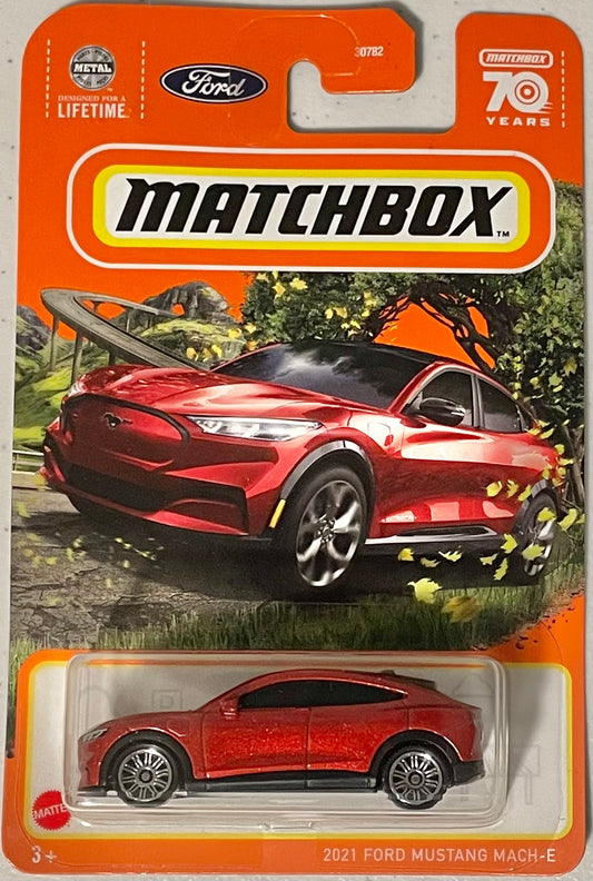 Matchbox 1:64 die cast 2021 Ford Mustang Mach E