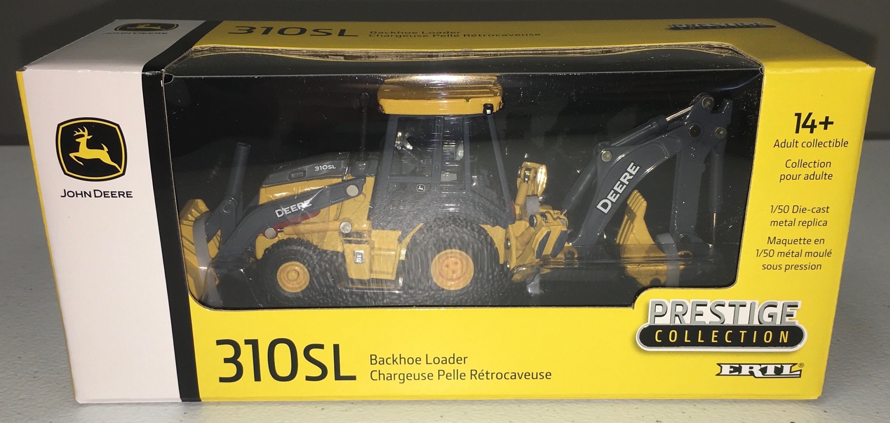 ERTL 1/50th John Deere 315SJ sold Backhoe Loader